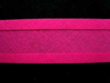 BB020 25mm Shocking Pink 100% Cotton Bias Binding Tape