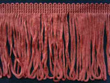 FT670 75mm Dusky Rose Pink Dense Looped Dress Fringe - Ribbonmoon