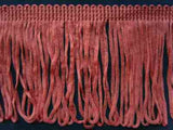 FT670 75mm Dusky Rose Pink Dense Looped Dress Fringe - Ribbonmoon