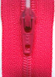Z1897 YKK 20cm Bright Geranium Pink Nylon No.3 Closed End Zip - Ribbonmoon