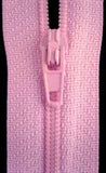 Z3124C 18cm Baby Pink Nylon No.3 Closed End Zips - Ribbonmoon