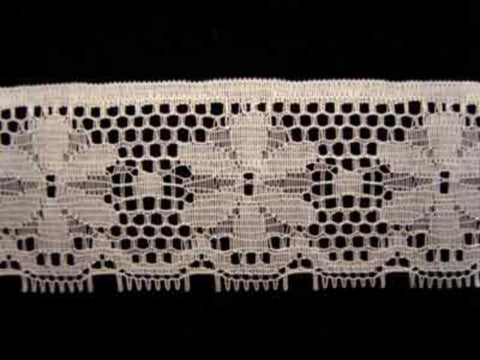 L418 42mm Bridal White Flat Lace - Ribbonmoon