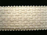 FT1360L 46mm Natural Cream Woven Cotton Braid Trimming