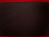 R2610 38mm Black Double Face Satin Ribbon - Ribbonmoon