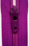 Z1990 YKK 51cm Bright Plum Purple Nylon No.3 Closed End Zip - Ribbonmoon