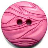 B11084 25mm Fuchsia Pink Matt Textured 2 Hole Button - Ribbonmoon