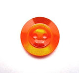 B15232 16mm Tonal Marigold Orange Polyester 2 Hole Button - Ribbonmoon