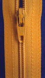 Z0352 YKK 56cm Burnt Gold Nylon No.3 Closed End Zip - Ribbonmoon