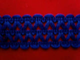 FT1100 26mm Dark Royal Blue Soft Braid Trimming - Ribbonmoon
