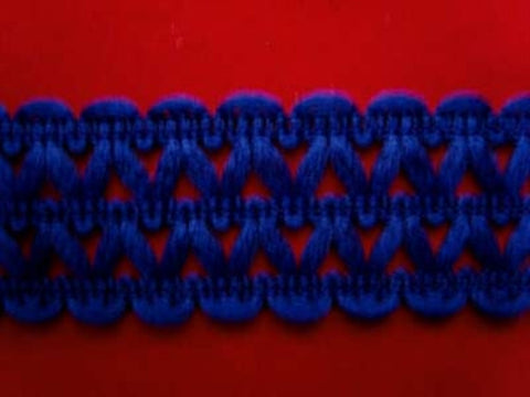 FT1100 26mm Dark Royal Blue Soft Braid Trimming - Ribbonmoon