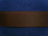 R4856 16mm Dark Brown Double Face Satin Ribbon - Ribbonmoon