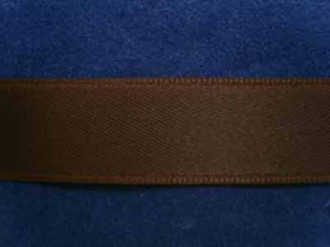 R4856 16mm Dark Brown Double Face Satin Ribbon - Ribbonmoon