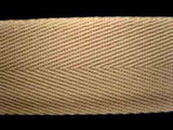 VTAPE30 38mm Antique Cream Acrylic V Tape Webbing - Ribbonmoon