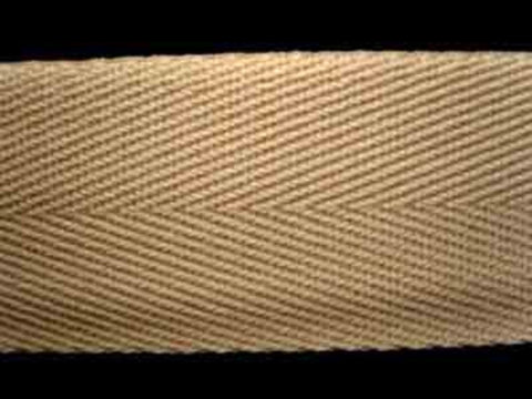 VTAPE30 38mm Antique Cream Acrylic V Tape Webbing - Ribbonmoon