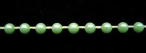 PT66 3mm Mint Green Strung Pearl, Bead String Trimming - Ribbonmoon