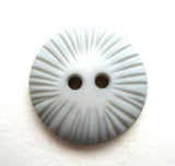 B12572 19mm Iced Blue Matt Textured 2 Hole Button - Ribbonmoon