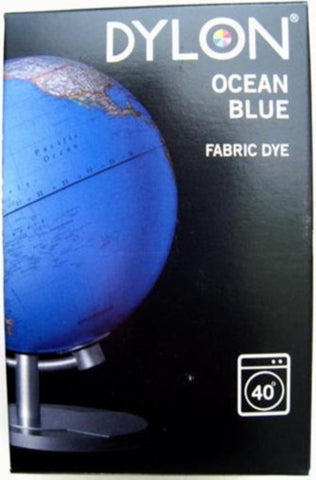 FABMACHDYE26  Ocean Blue Dylon Machine Fabric Dye, 200 Gram Pack - Ribbonmoon