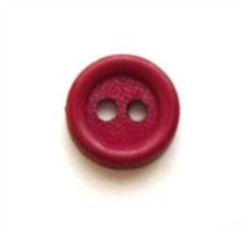 B8119 11mm Pale Burgundy Soft Sheen 2 Hole Button - Ribbonmoon