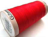 GQT 2074 Gutermann 200 metre spool of Cotton Quilting Thread. Red