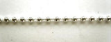 PT27 2.5mm Metallic Silver Strung Pearl / Bead String Trimming - Ribbonmoon