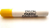 DYLONPENYLW Yellow Broad Nib Fabric Pen by Dylon - Ribbonmoon