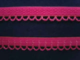 E094 9mm Shocking Pink Soft Back Elastic. - Ribbonmoon