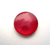 B16546 15mm Wine Pearlised Polyester Shank Button - Ribbonmoon