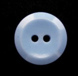 B7902 16mm Deep Baby Blue High Gloss 2 Hole Button - Ribbonmoon