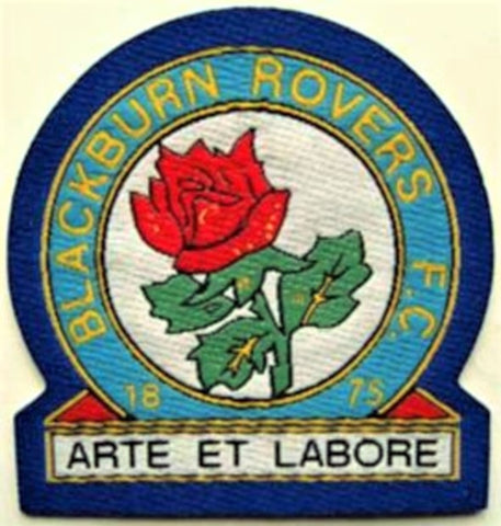 M324 78 x 82mm Vintage Blackburn Rovers Embroidered Sew on Motif