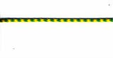 C422 3mm Emerald Green-Sunshine Yellow Wired Silk Cord