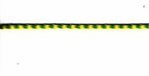 C422 3mm Emerald Green and Sunshine Yellow Wired Cord