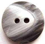 B11700 20mm Frsoted Greys Chunky 2 Hole Button - Ribbonmoon