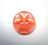 B16274 14mm Apricot 2 Hole Polyester Star Button - Ribbonmoon