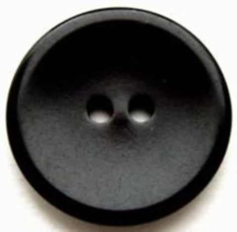 B10130 22mm Black 2 Hole Button - Ribbonmoon