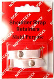 Shoulder Strap 5 White Multi Purpose Shoulder Strap Retainer
