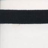CT04 13mm Black Thin Cotton Tape - Ribbonmoon