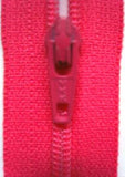 Z1893 YKK 51cm Bright Geranium Pink Nylon No.3 Closed End Zip - Ribbonmoon