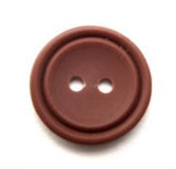 B11214 18mm Dusky Pastel Mauve Matt 2 Hole Button - Ribbonmoon