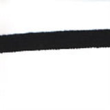 CT08 6mm Black Thin Cotton Tape - Ribbonmoon