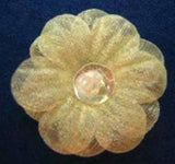 RB475 25mm Primrose Flower with an Iridescent Sequin and Pearl Centre