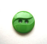B9358 13mm Emerald Green Glossy 2 Hole Button - Ribbonmoon