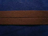 BB075 13mm Chocolate Brown 100% Cotton Bias Binding - Ribbonmoon