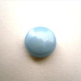 B14425 14mm Cornflower Blue High Gloss Shank Button - Ribbonmoon