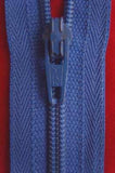 Z0427 YKK 46cm Deep Wedgewood Blue Nylon No.3 Closed End Zip - Ribbonmoon