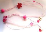 R6152 Beads on a Wire Decorating a 7mm Sheer Ribbon - Ribbonmoon