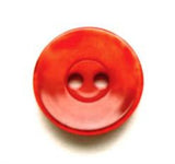 B7951 16mm Tonal Rust Red Shimmery 2 Hole Button - Ribbonmoon