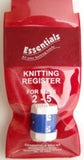  Knitting Row Counter for Needle Sizes 2mm to 5mm