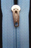 Z3360 YKK 18cm Cornflower Blue Nylon Pin Lock No.2 Closed End Zip - Ribbonmoon