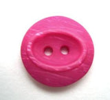 B13676 17mm Pale Fuchsia Iced and Semi Pearlised 2 Hole Button - Ribbonmoon