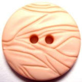 B11083 25mm Peach Matt Textured 2 Hole Button - Ribbonmoon